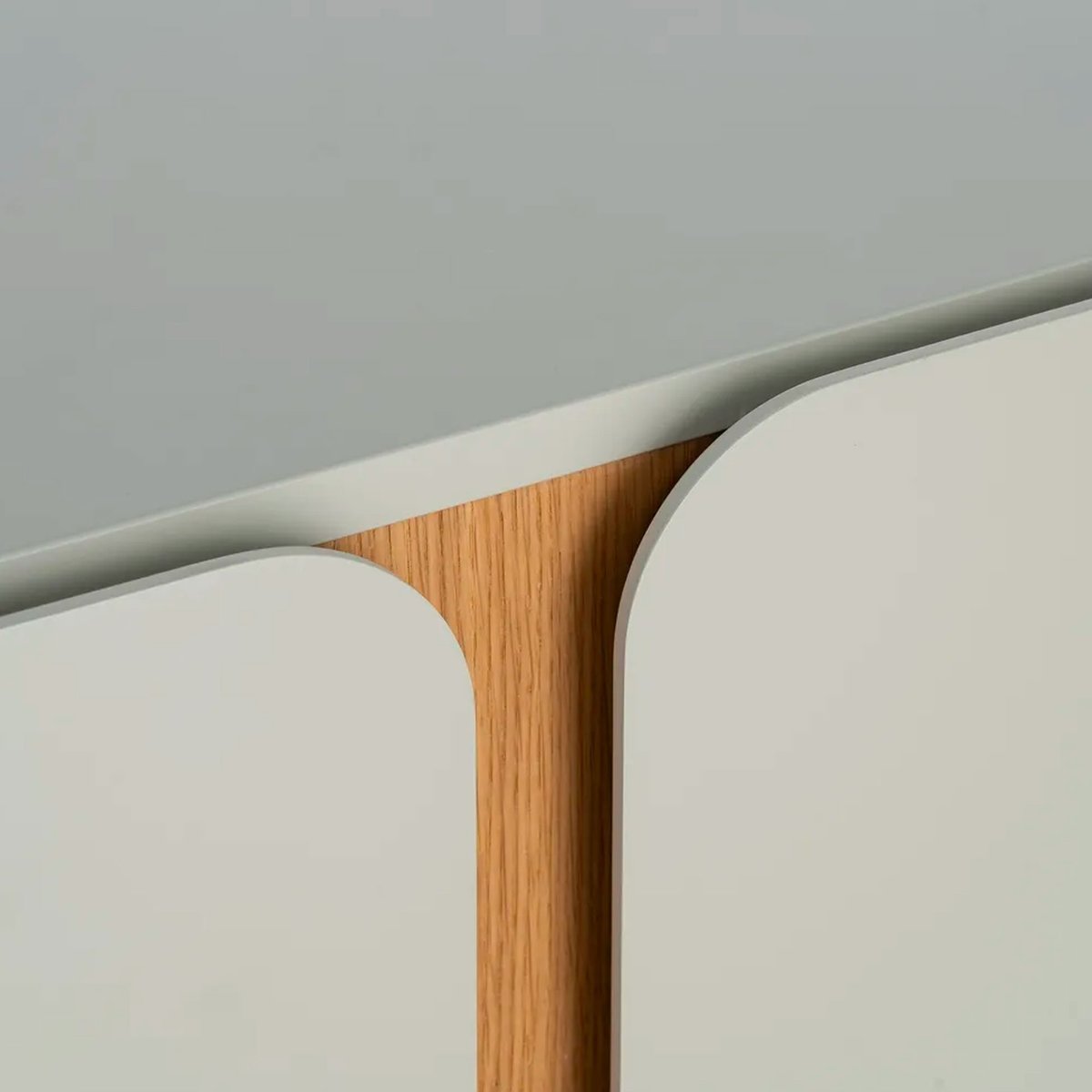 Meuble de télévision design beige et bois 180x40x50cm beige, WADIGA