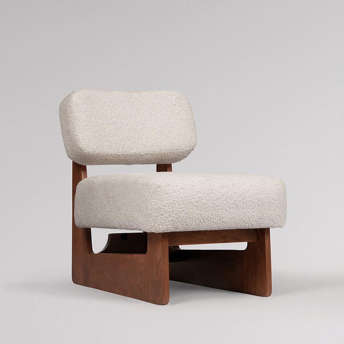 Kino Acacia Wood Armchair dark acacia wood, SWOON