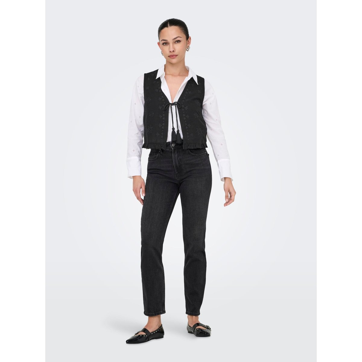 Gilet noire - black, ONLY
