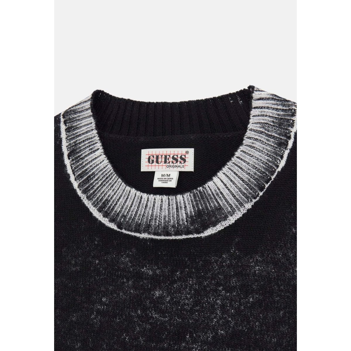 Pull Encolure Ronde noir, GUESS