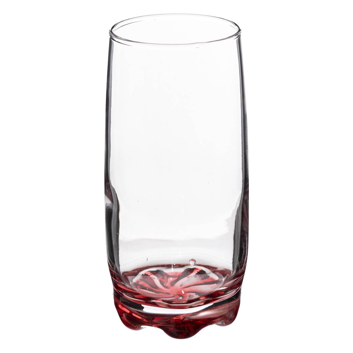 Lot de 6 verres hauts en verre TIN'EAU multicolore, SECRET DE GOURMET