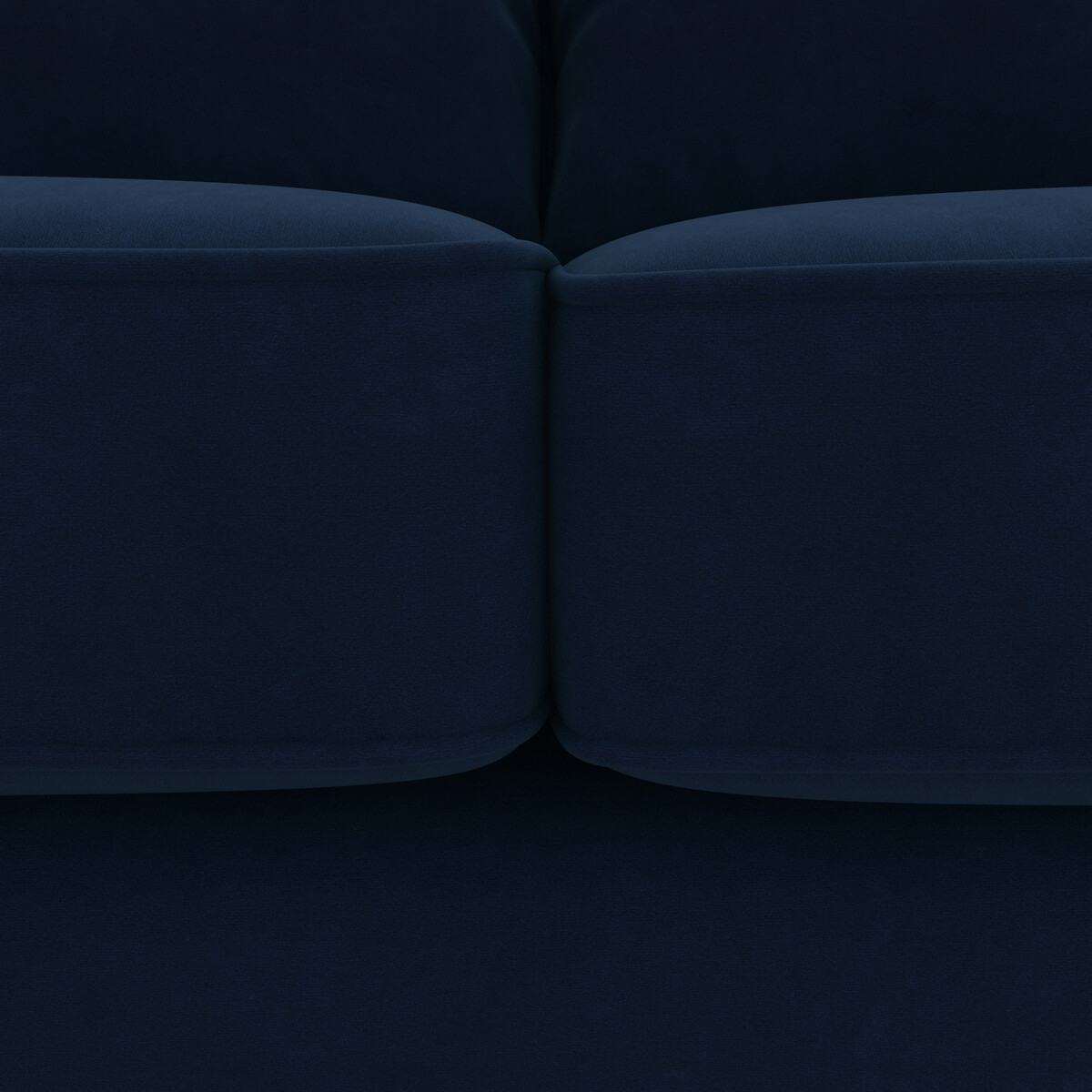 Canapé velours 3, 4 ou 5 places, TOPIM bleu nuit, LA REDOUTE INTERIEURS
