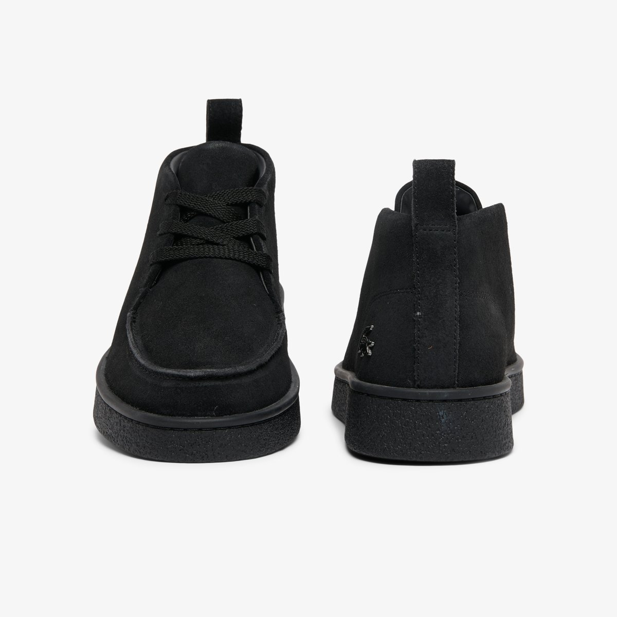 Sneakers Baseshot Chukka homme en suède noir-02h, LACOSTE