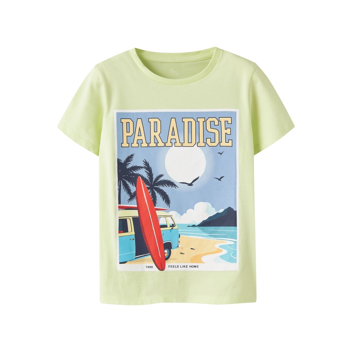 T-Shirt lime cream, NAME IT