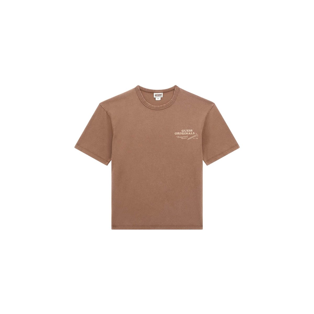 T-Shirt Logo Imprimé marron, GUESS JEANS