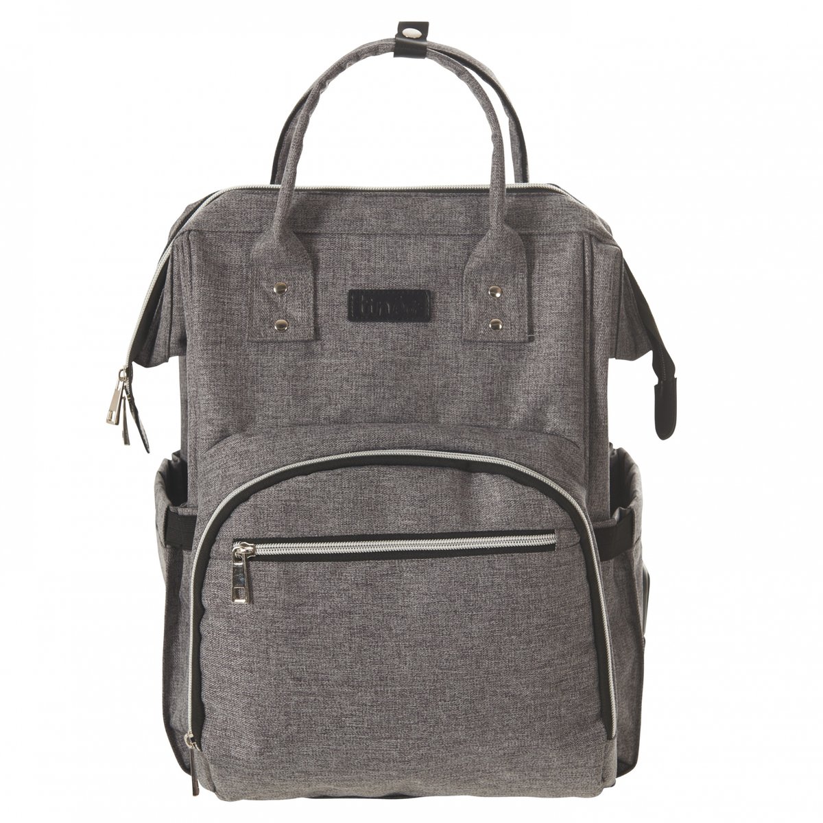 Sac à dos à langer gris, TINEO