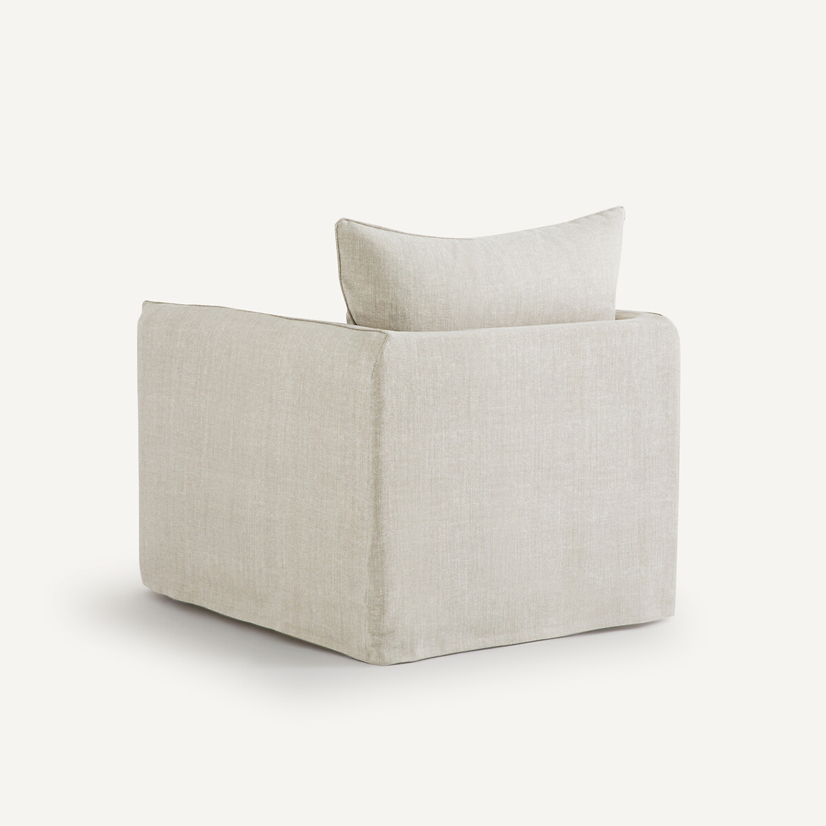 Sessel Néo Chiquito, Baumwolle/Leinen beige, AM.PM