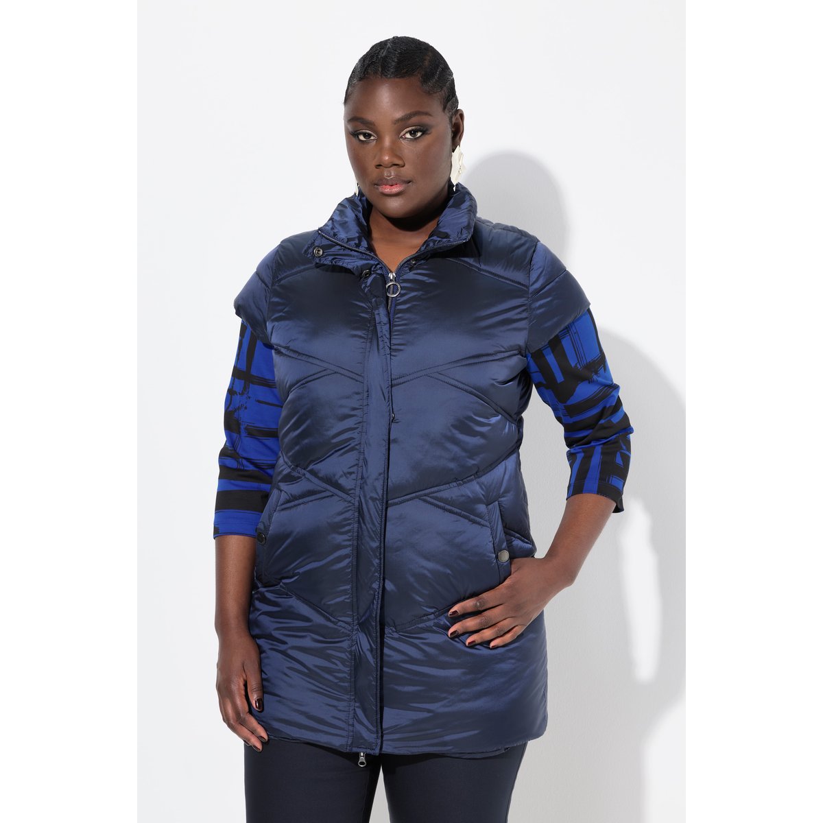 Veste matelassée déperlante marine, ULLA POPKEN