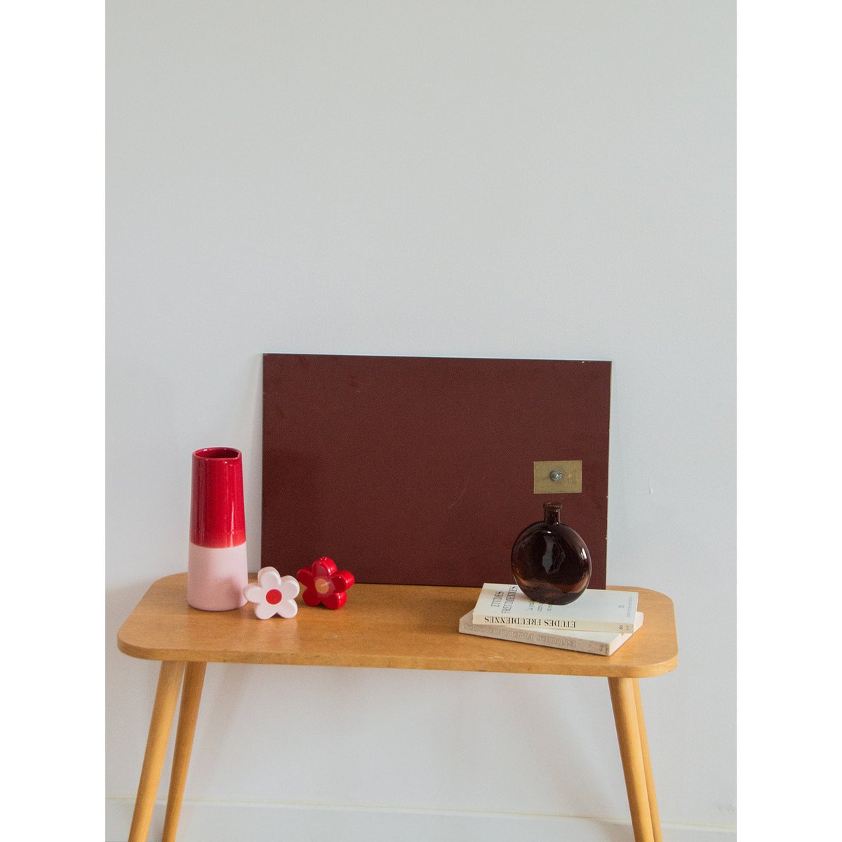Grand miroir ambré Igor N°773 - Bon état transparent, DEBONGOUT