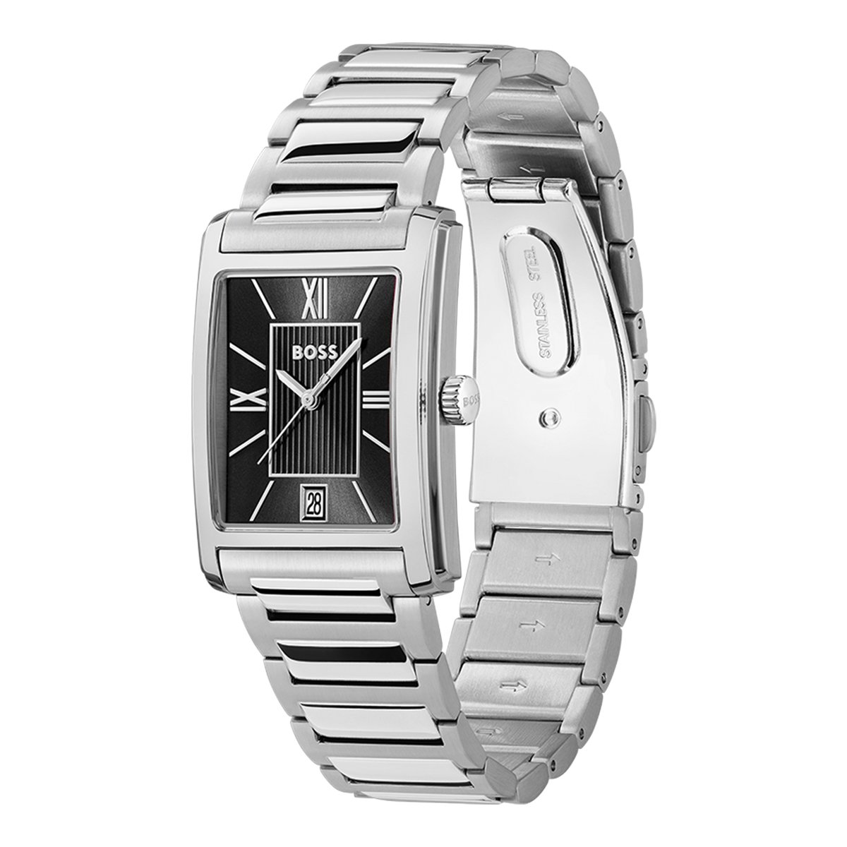 Montre Analogique  PRINCIPLE argenté noir argenté, BOSS