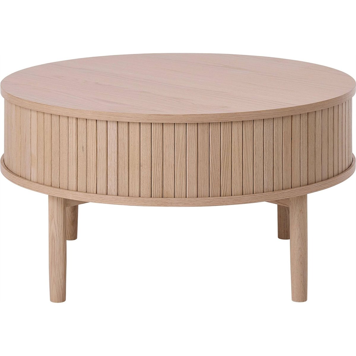 Table basse ronde collection META chêne, RECOLLECTION