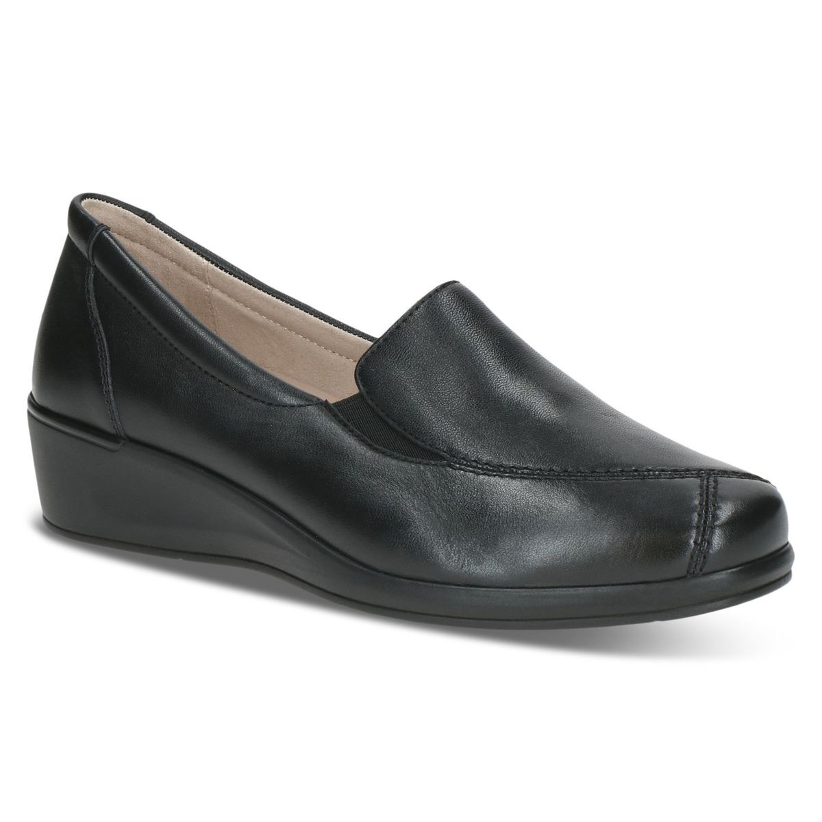 Slipper en cuir noir nappa, CAPRICE