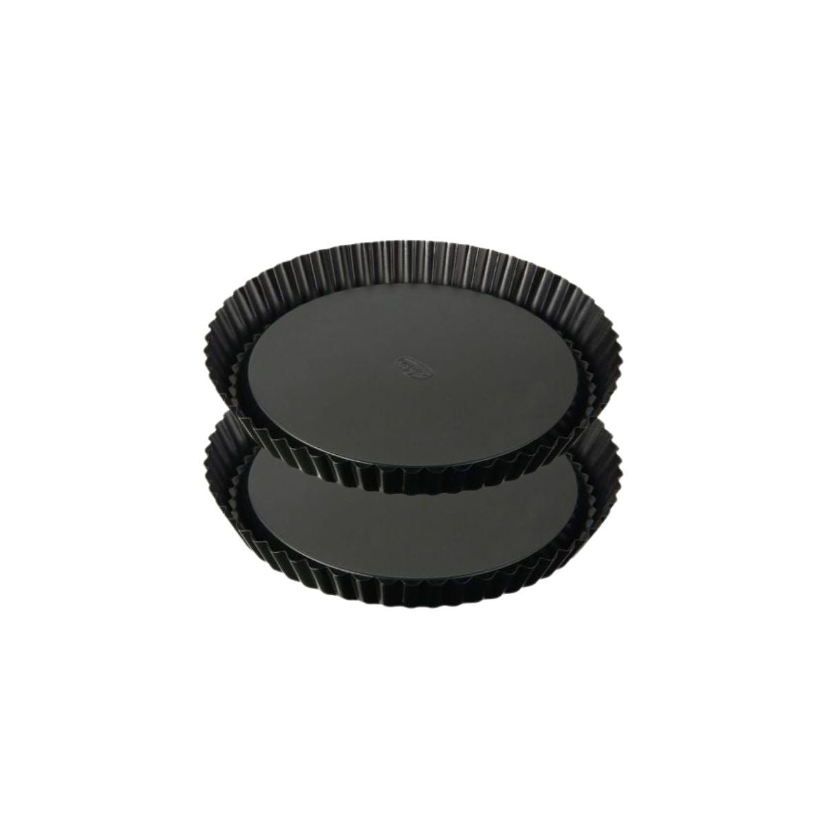 Lot de 2 moules à tarte renversée noir, DR OETKER