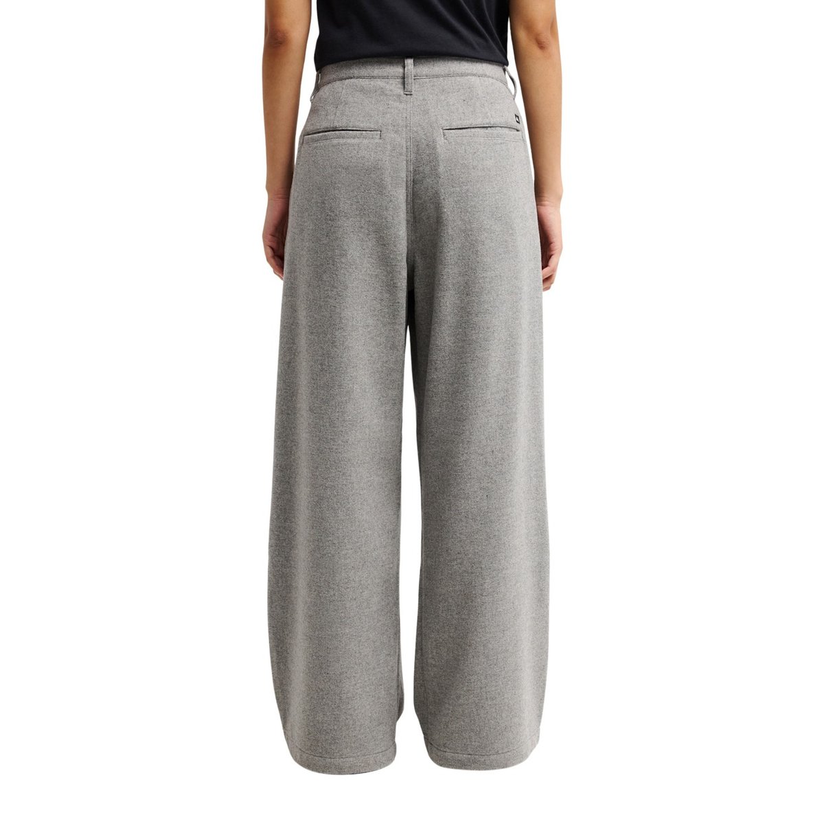 Pantalon à plis WOOL gris grey heather, QUIKSILVER
