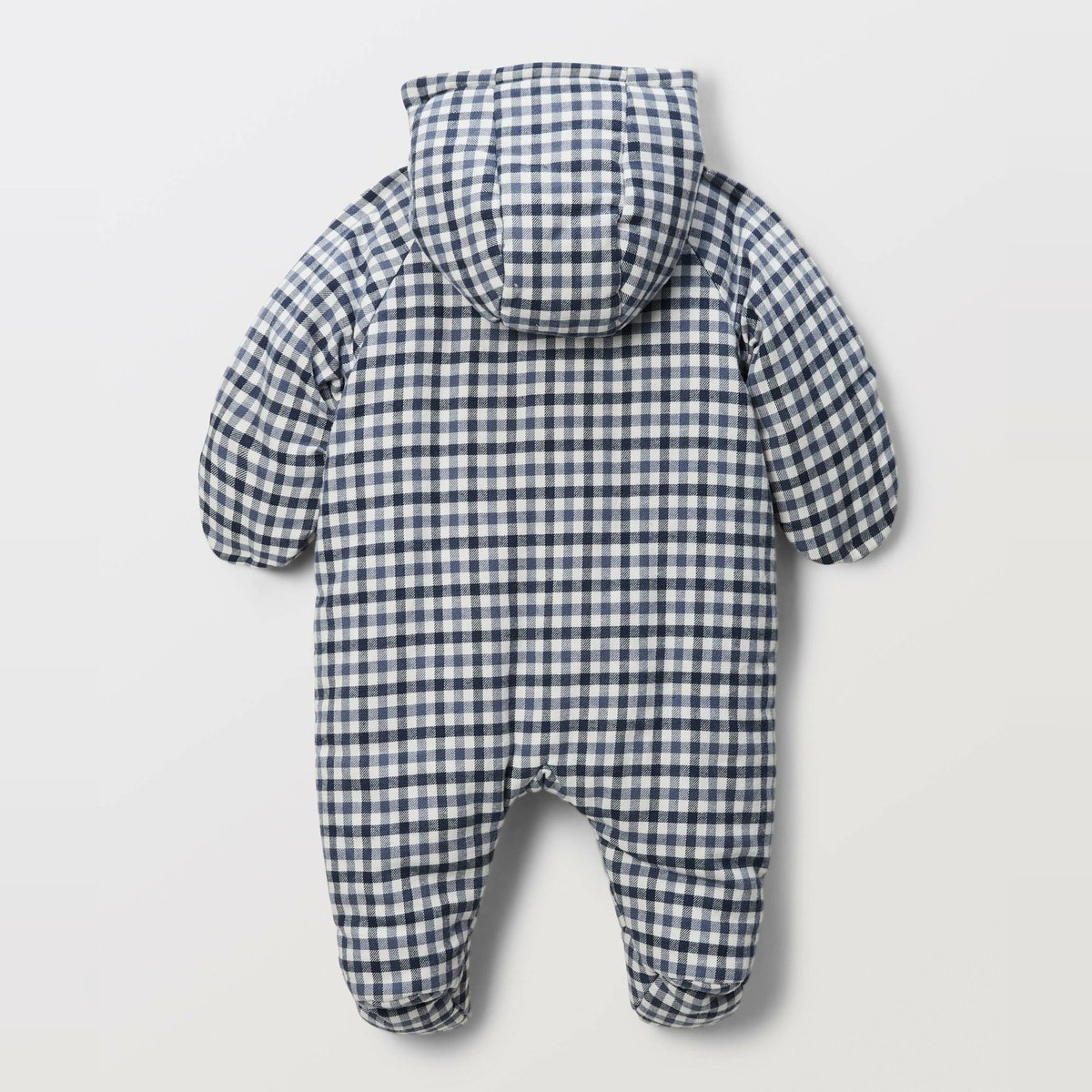 Combinaison pilote vichy en sherpa pierre bleue, BOUT'CHOU