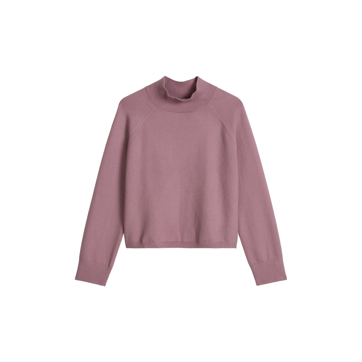 Pull en maille douce en Cotton Wool Stretch vieux rose, MARC O'POLO