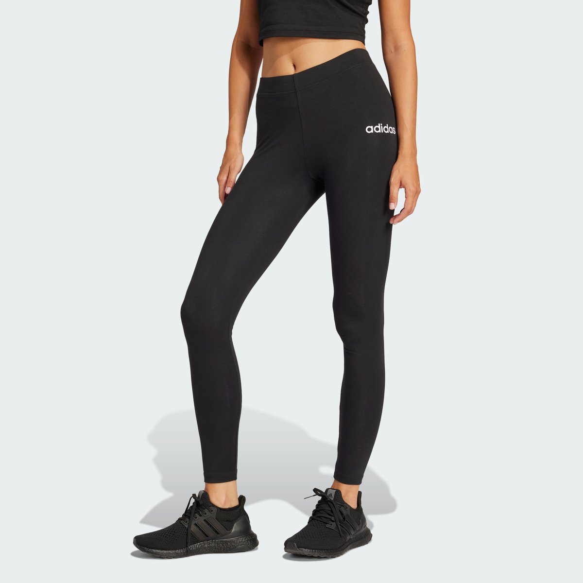 Legging Essentials Linear black / white, ADIDAS SPORTSWEAR