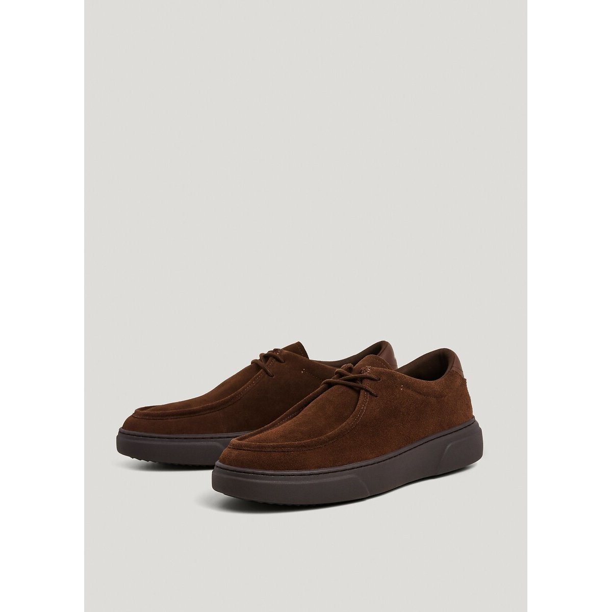 Derbies en cuir suédé, Colins Street marron, PEPE JEANS