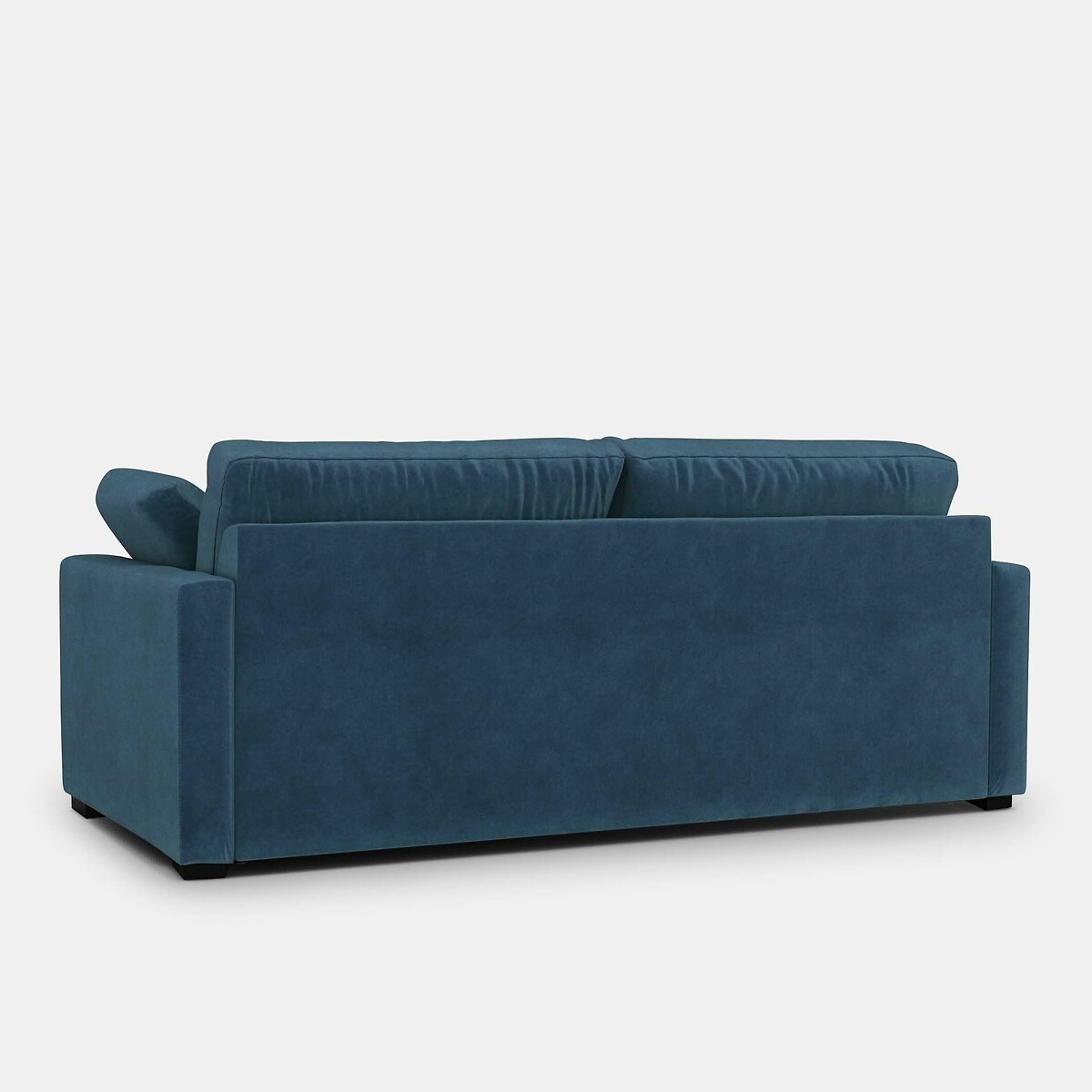 Canapé convertible 2, 3 ou 4 places, en mousse, en velours, TIMOR bleu de prusse, LA REDOUTE INTERIEURS