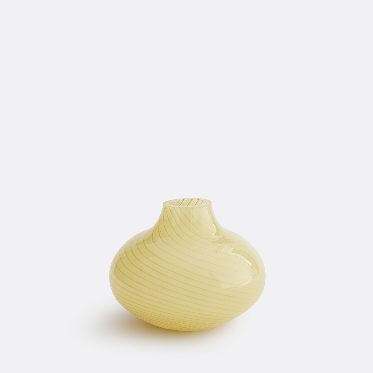 Marlia Glass Vase, Height 7.7cm yellow, LA REDOUTE INTERIEURS