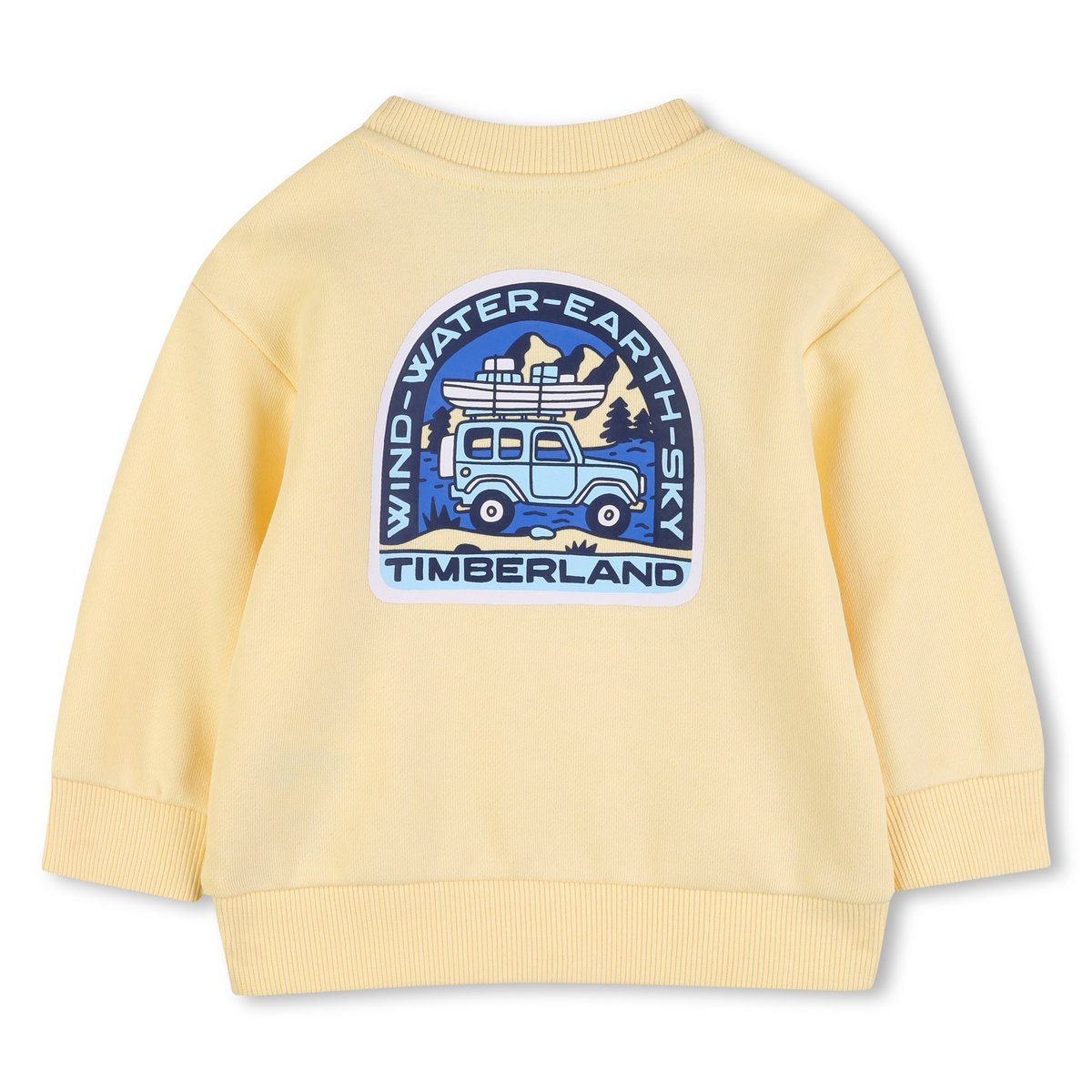 Sweat avec illustration jaune pale, TIMBERLAND