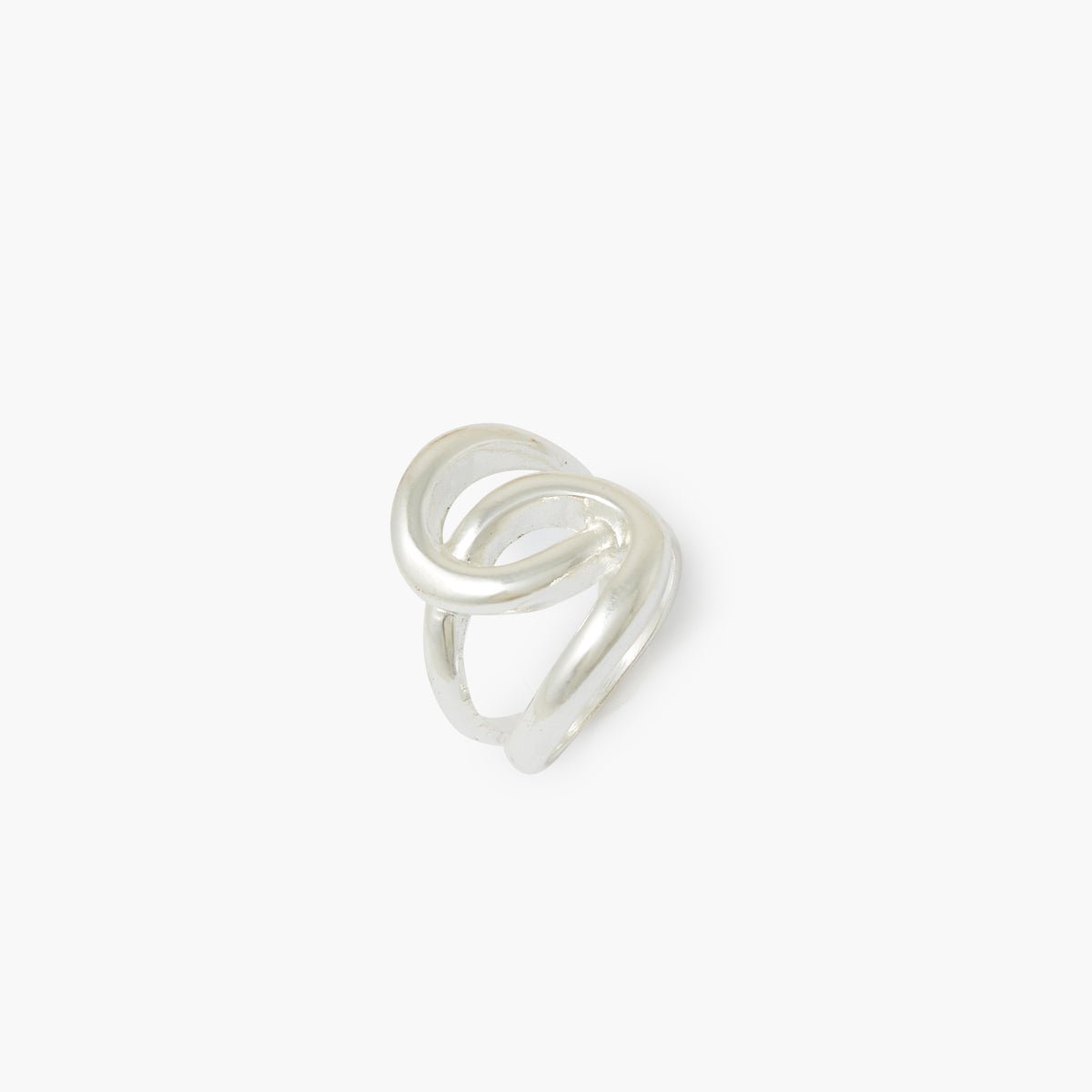 Bague entremêlée argentée argenté, BALABOOSTE
