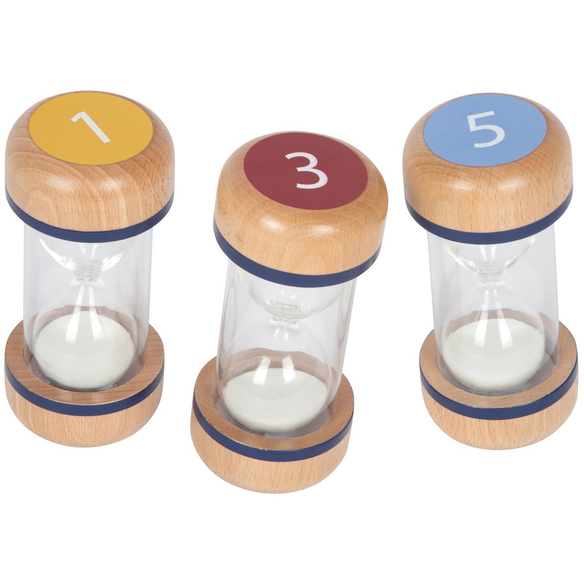 Set de 3 sabliers XL beige, SMALL FOOT COMPANY