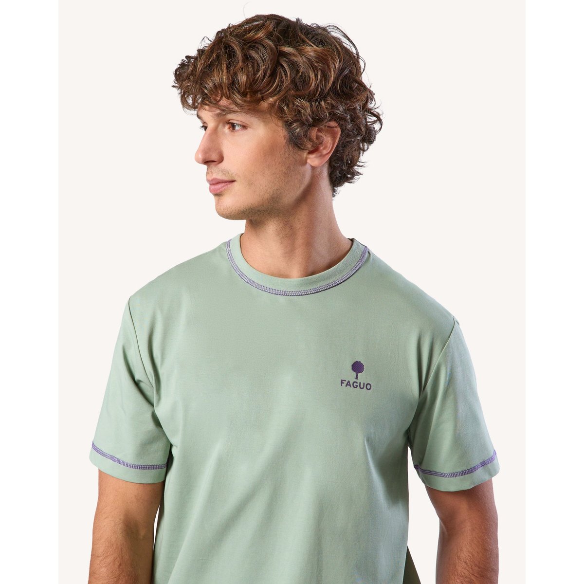 T-shirt LUGNY vert clair, FAGUO
