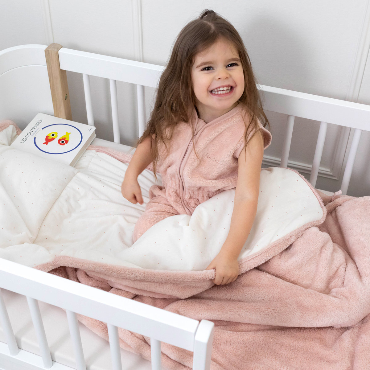 Sac de couchage nomade bébé - TOG 3 Cocon moelleux rose blush, BEMINI