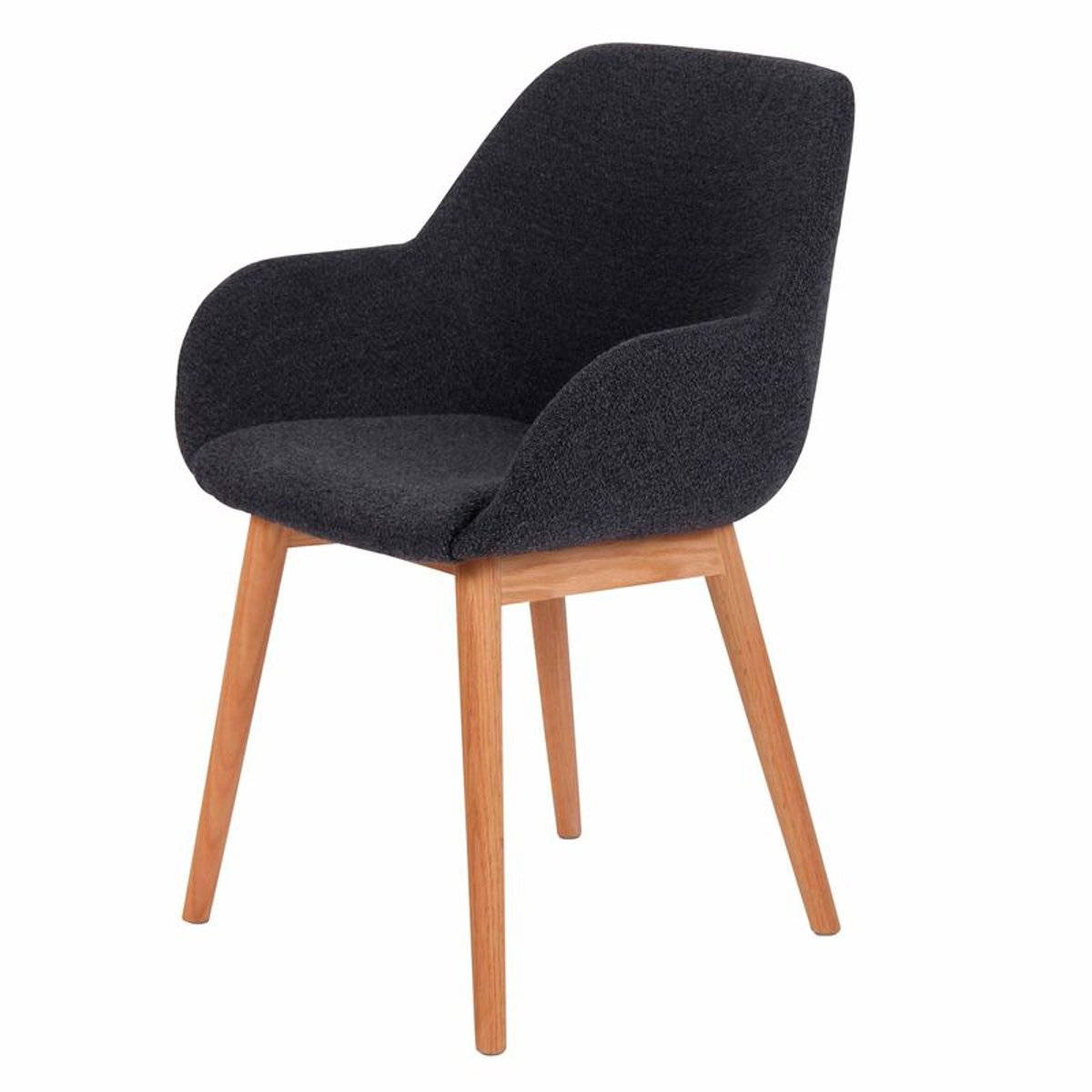 Chaise repas tissu bleu foncé, ZAGO