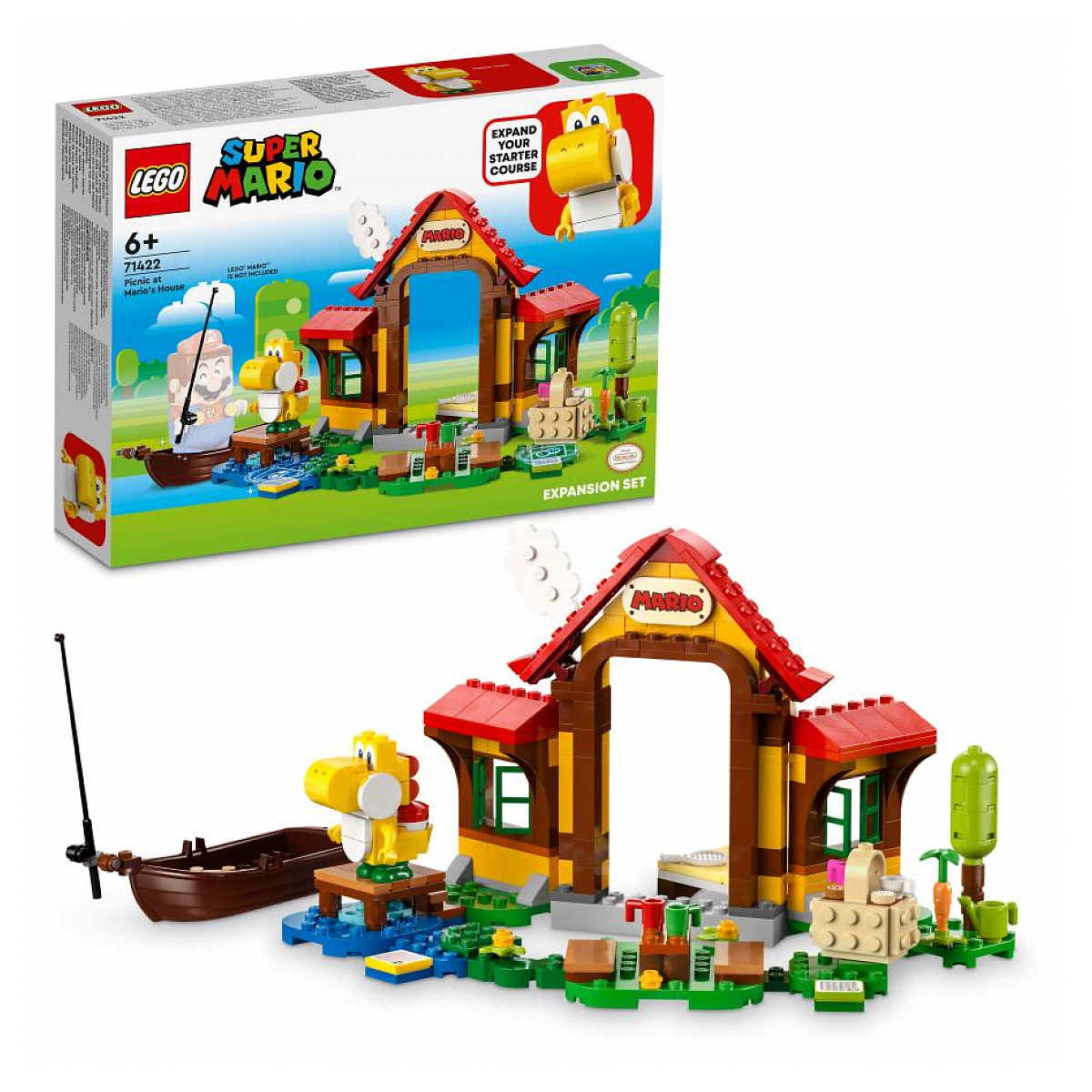 71422 - ® - Ensemble dextension pique-nique chez mario couleur unique, LEGO
