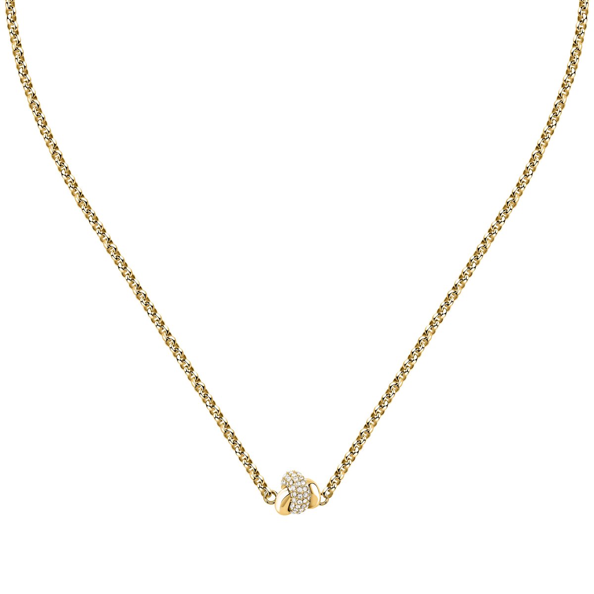 Colliers en Cristal/crystal/steel et Cristal or jaune, MORELLATO