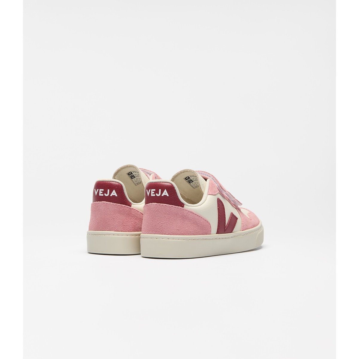 Kids Small V-10 Leather Trainers pink, VEJA