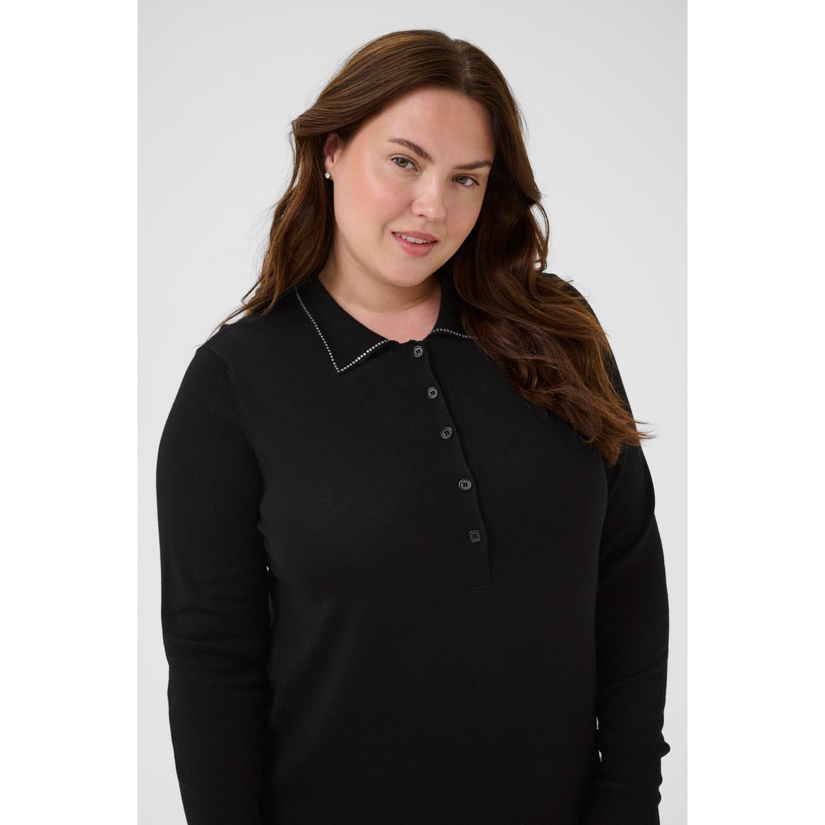 Robe noir black deep, KAFFE CURVE