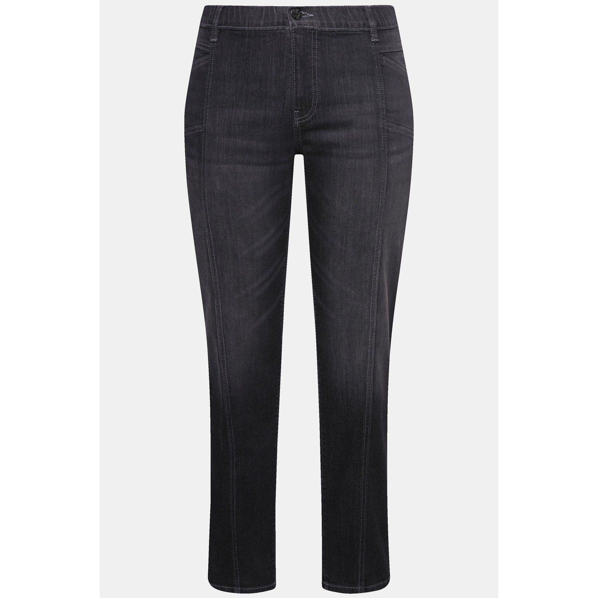 Jean Boyfriend jambe large, 4 poches noir, ULLA POPKEN