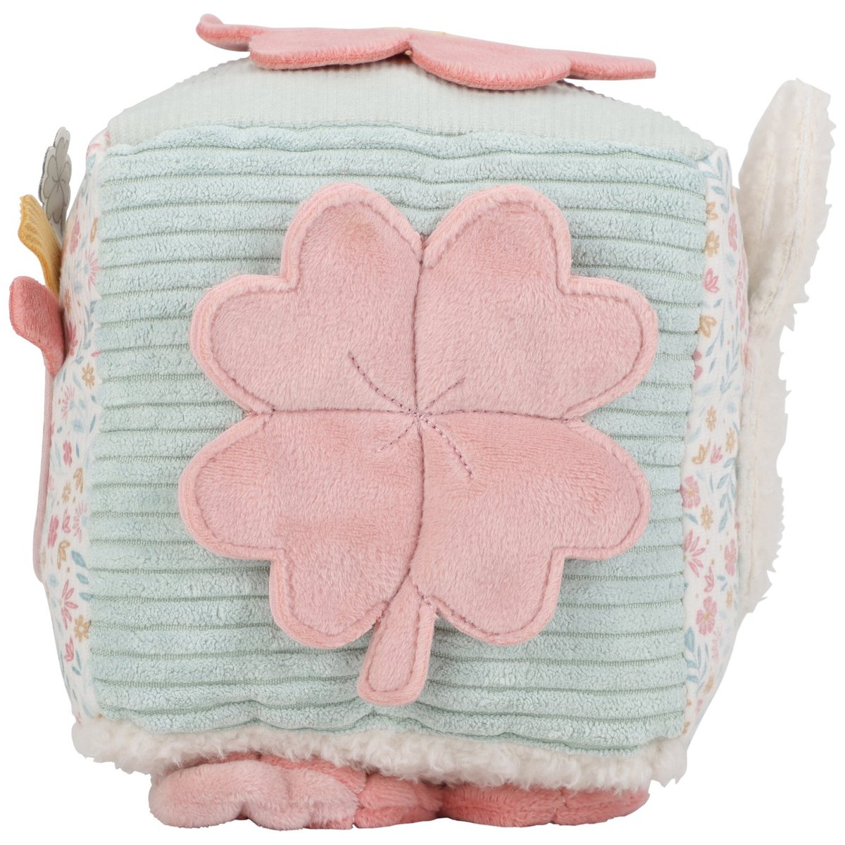 Cube d'activités bleu, rose, gris, beige, LITTLE DUTCH