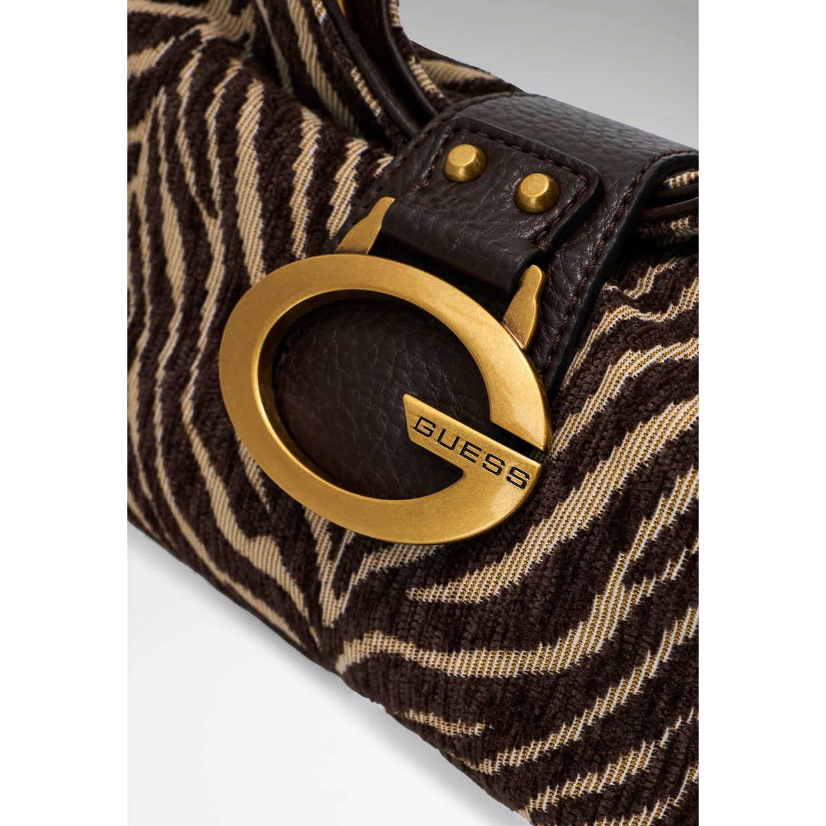 Sac Mini Épaule Camden marron, GUESS