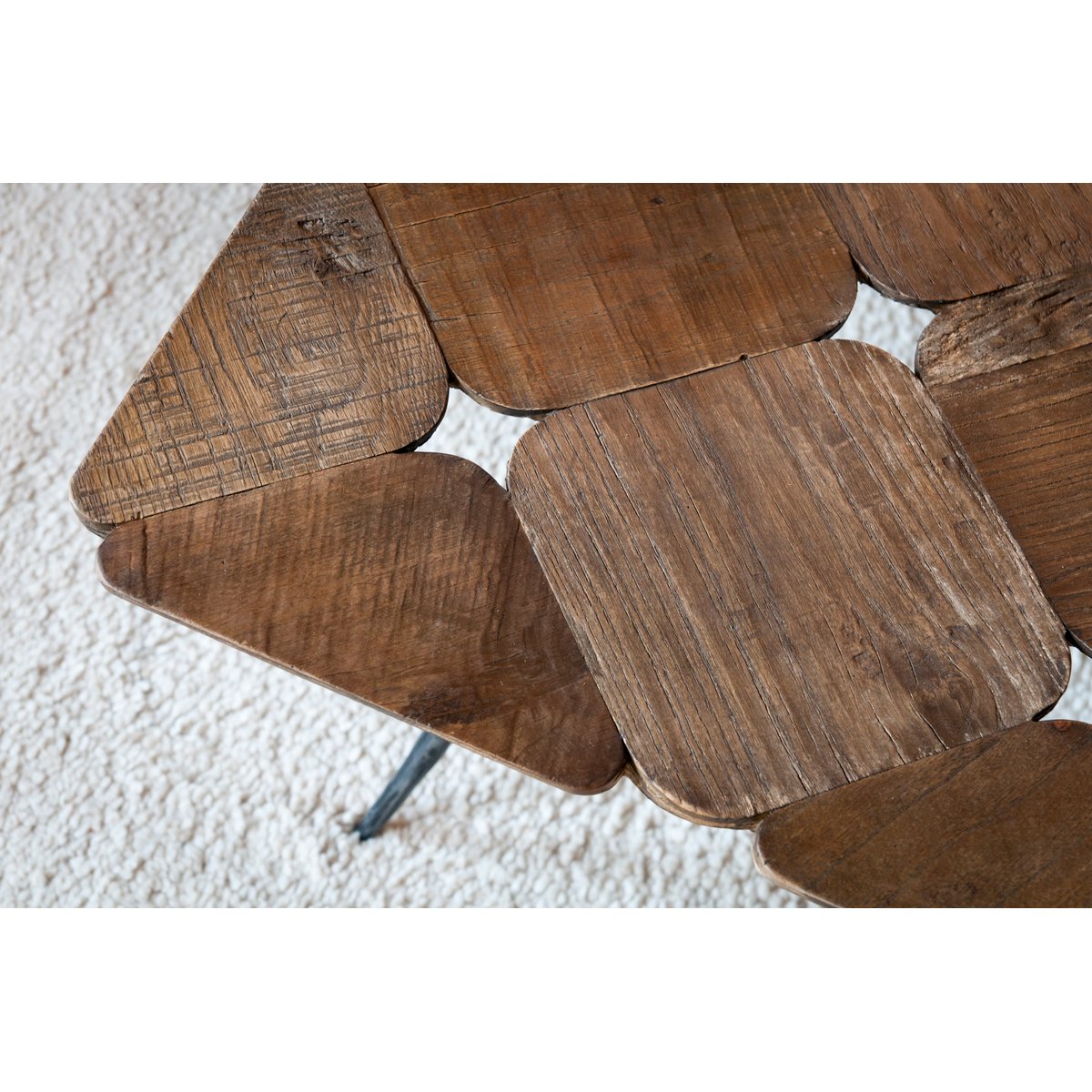 Table basse en orme LINCOLN bois foncé, PRODUIT INTERIEUR BRUT