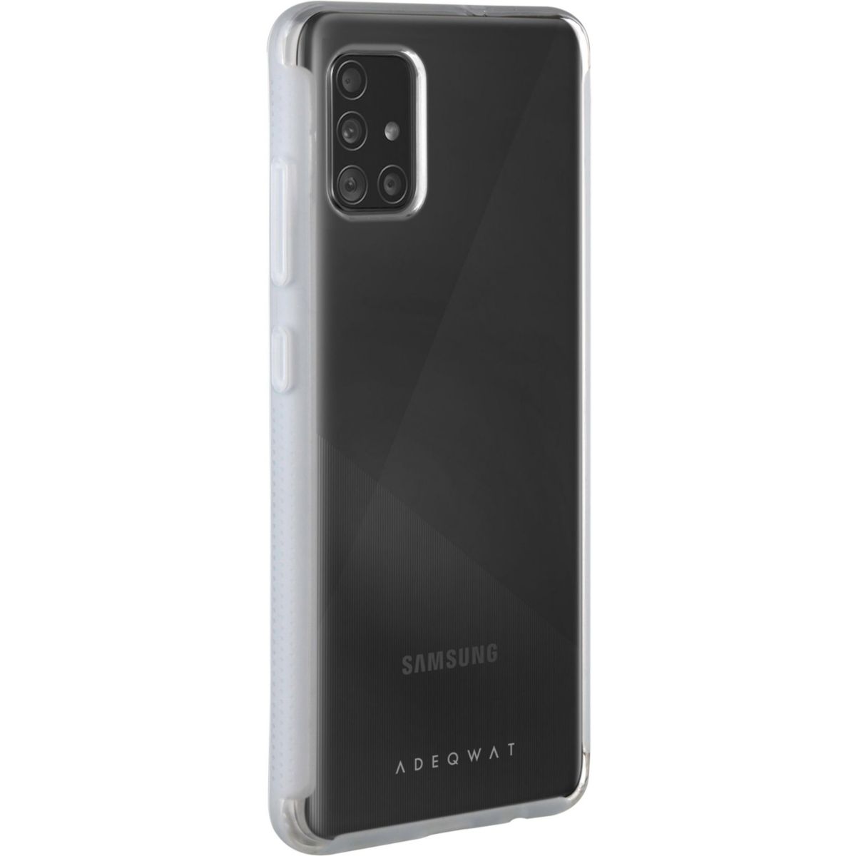 Coque Samsung A71 Antichoc transparent couleur unique, ADEQWAT