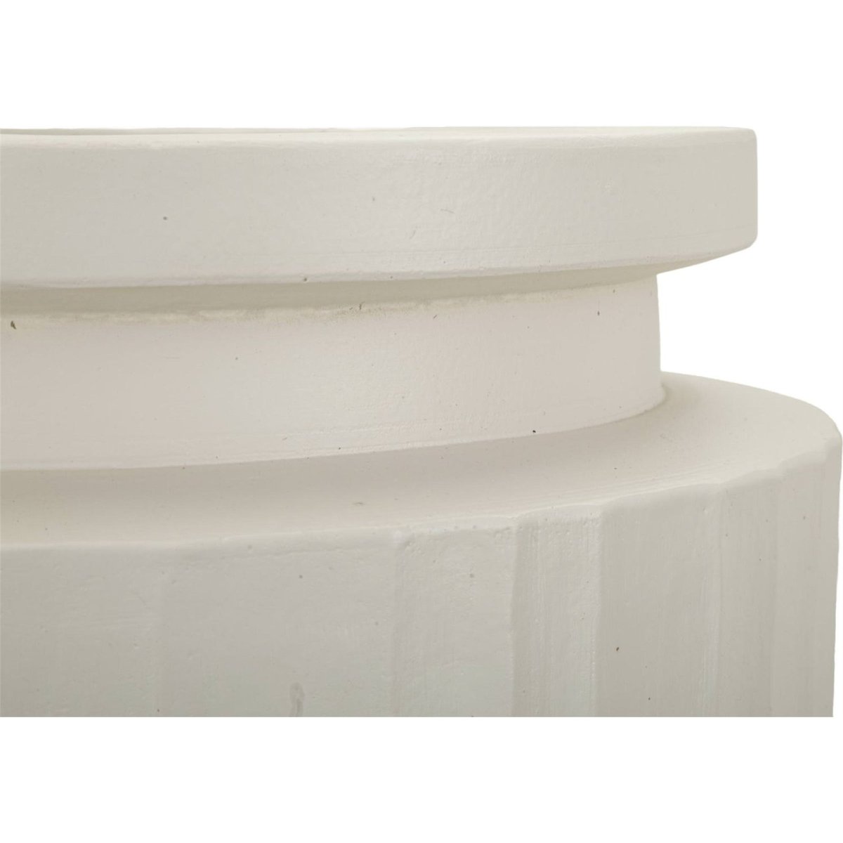 Vase haut rainuré silhouette élancée MODERN crème, RECOLLECTION