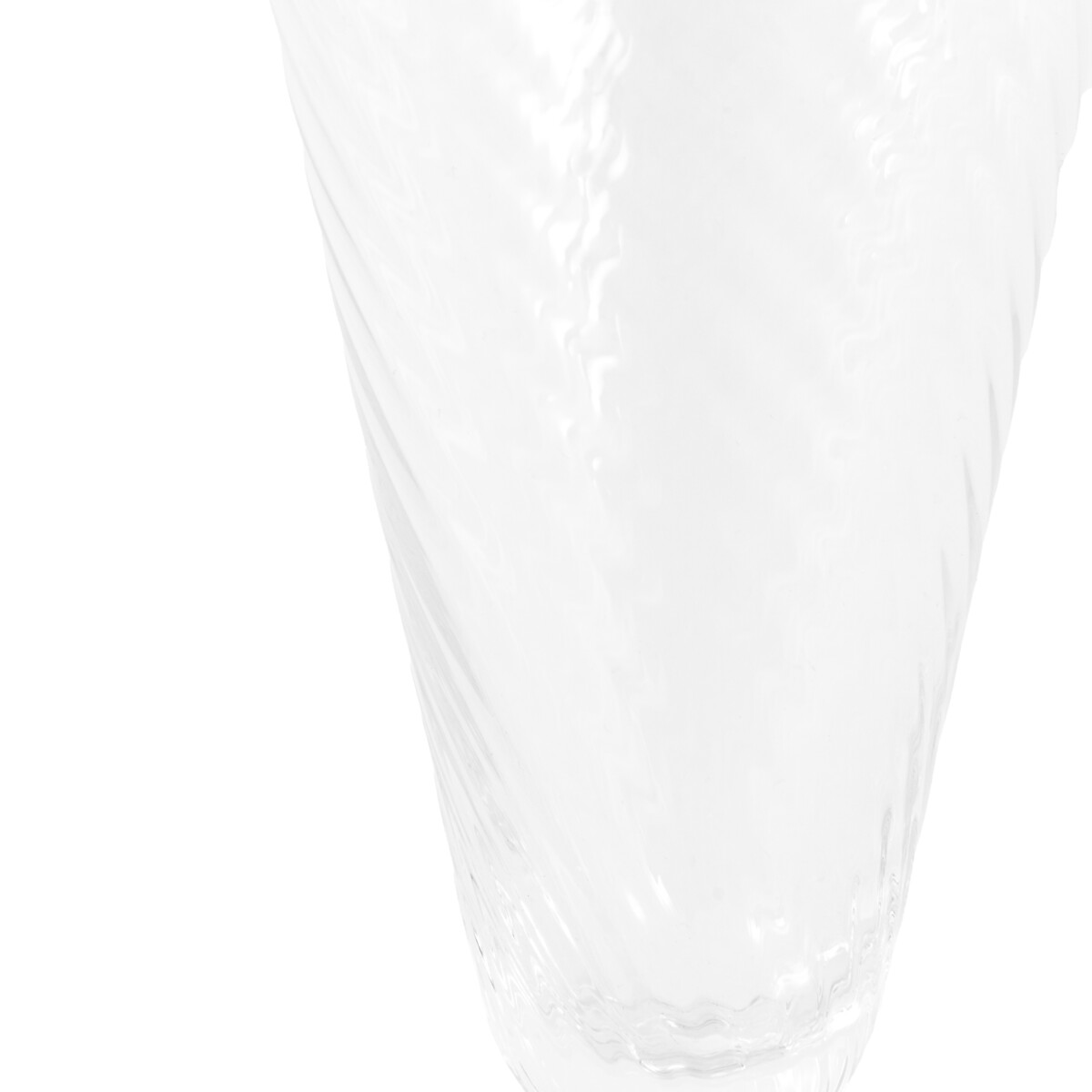 Set of 4 Vela Champagne Flutes in Clear transparent, ÉDITÉ
