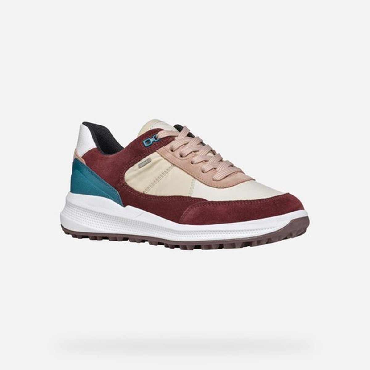 Baskets  D PG1X B ABX bordeaux/blanc cassé, GEOX