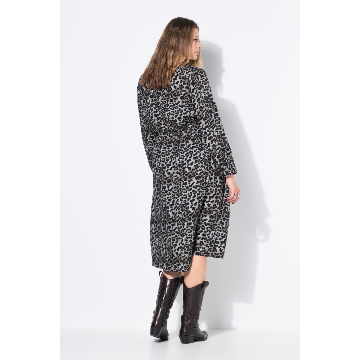 Robe midi gris pierre, STUDIO UNTOLD