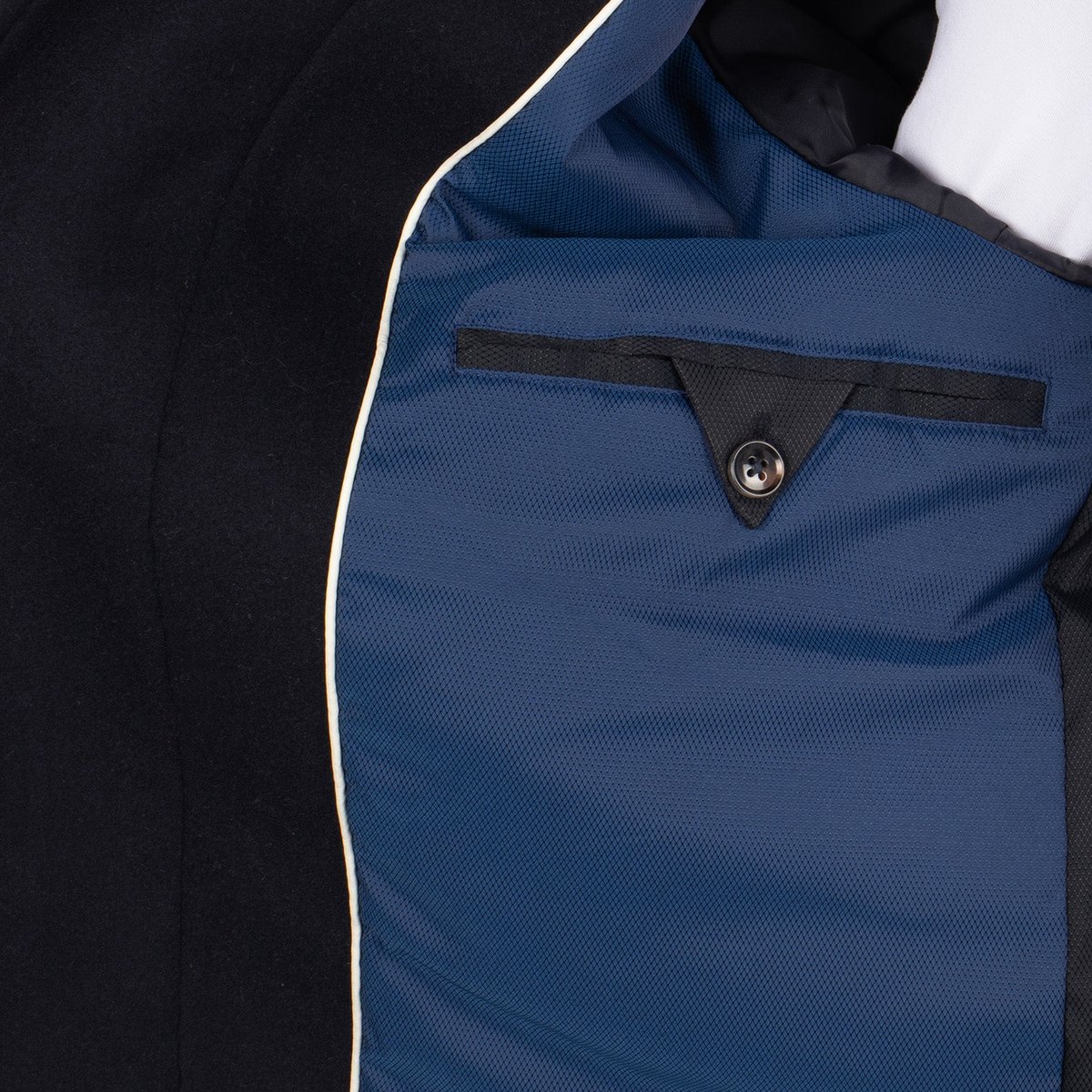 Duffle-coat rugby laine navy, SHILTON