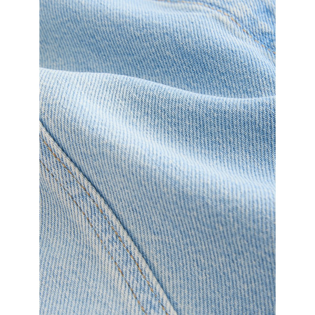 Robe midi en jean à boutons sans manches jean délavé, NEXT