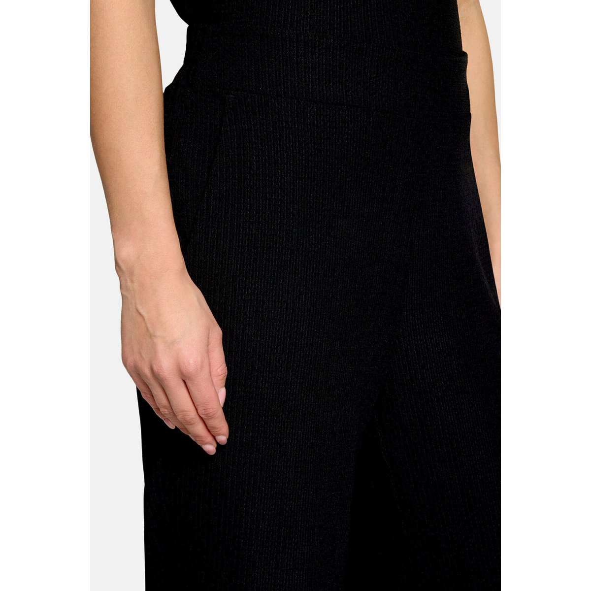 Pantalon Marlene à taille élastique noir, BETTY BARCLAY