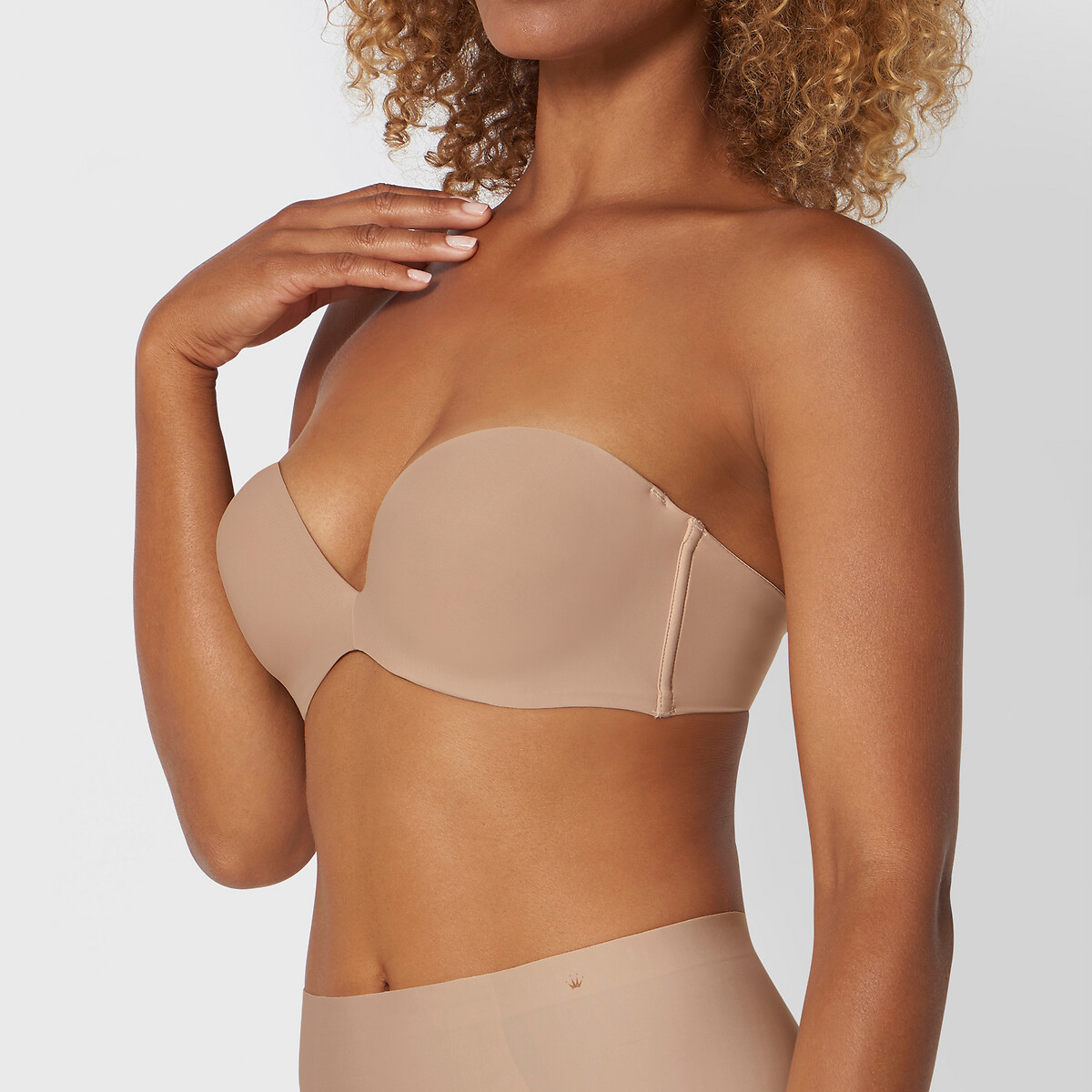 Soutien-gorge bandeau Stepy Soft sable, TRIUMPH