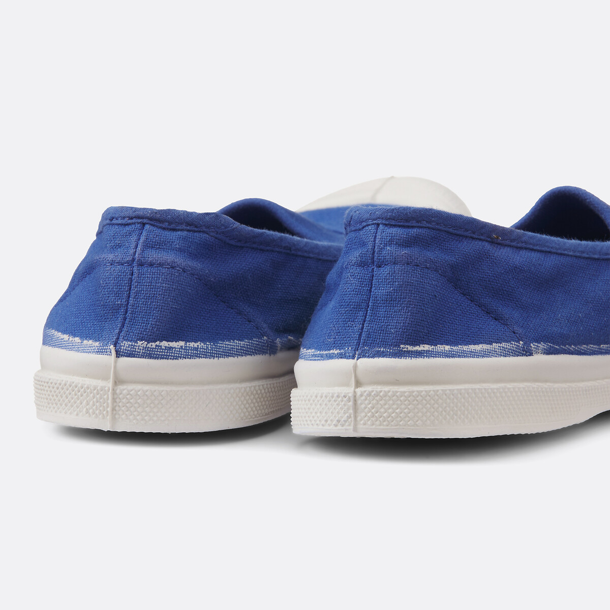 Sneakers in cotone blu elettrico, BENSIMON