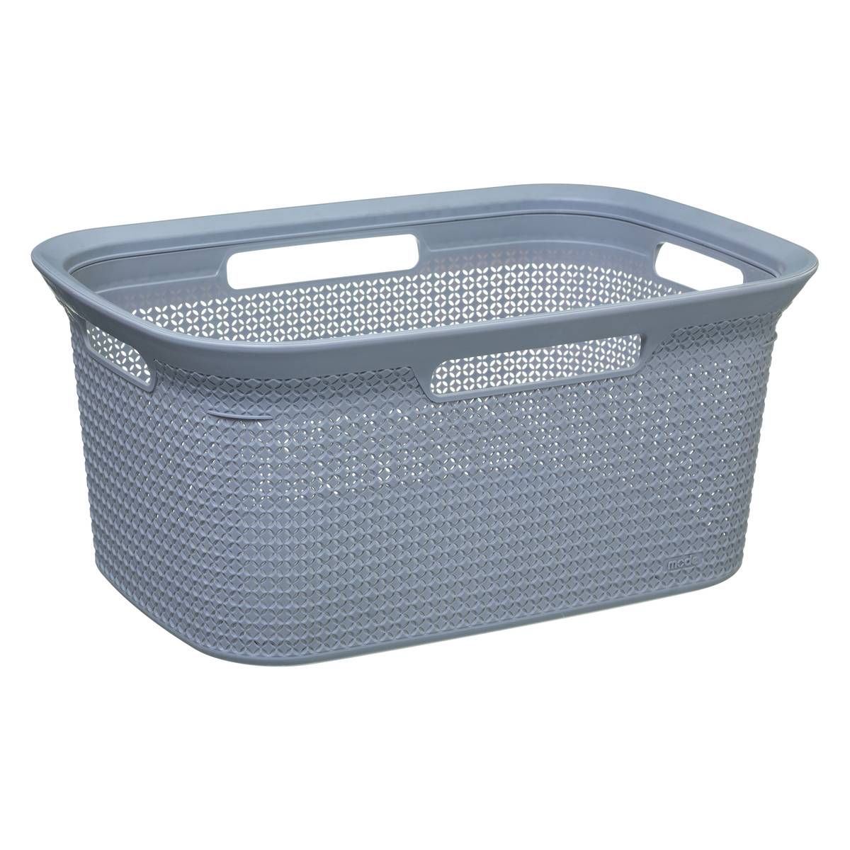 Corbeille à linge 45L avec poignées SCANDI gris, 5FIVE SIMPLY SMART