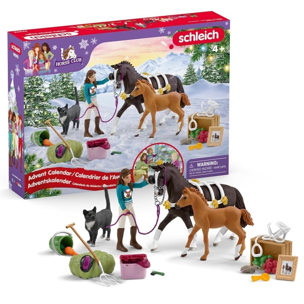 Calendrier de l'Avent Horse Club 2 couleur unique, SCHLEICH